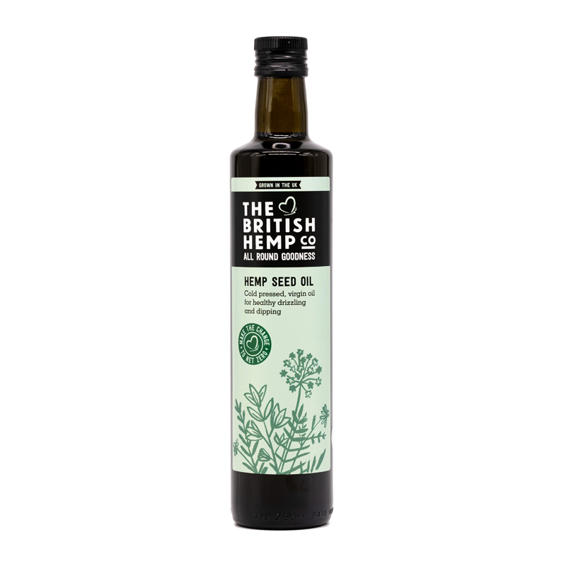  The British Hemp Co Cold Pressed Hemp Seed Oil 500ml 