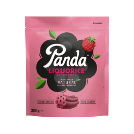 Panda Raspberry Panda Raspberry Liquorice 200g | Grape Tree