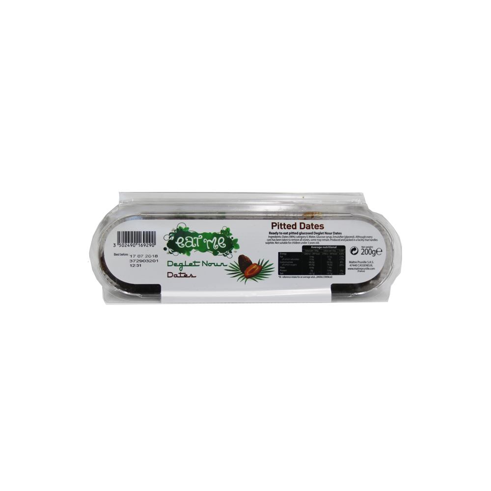 Eat Me Deglet Nour Pitted Dates 200g Eat Me Deglet Nour Pitted Dates 200g