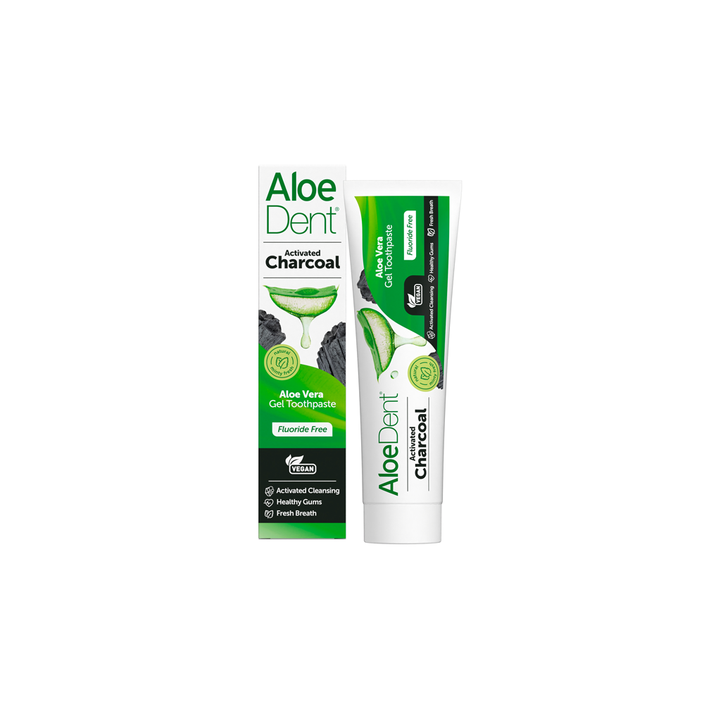 AloeDent Activated Charcoal Toothpaste 100ml