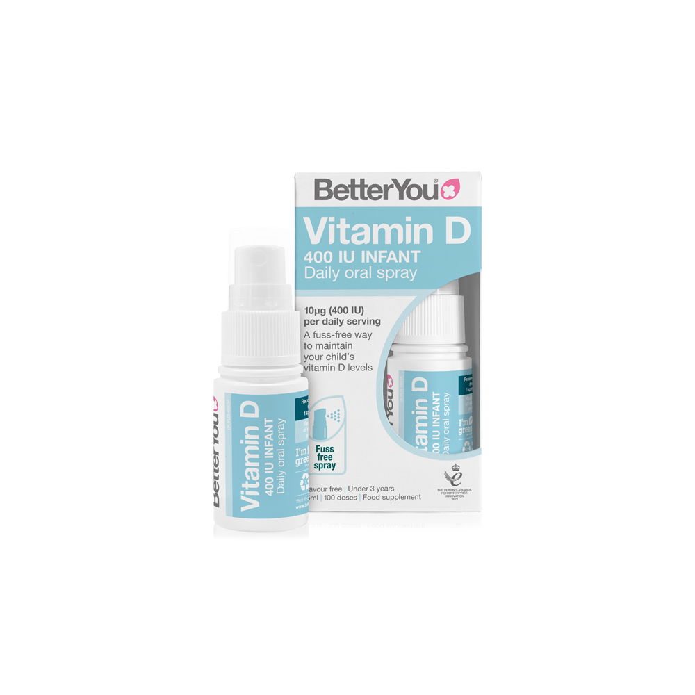 BetterYou D400 Infant Vitamin D
BetterYou D400 Infant Vitamin D