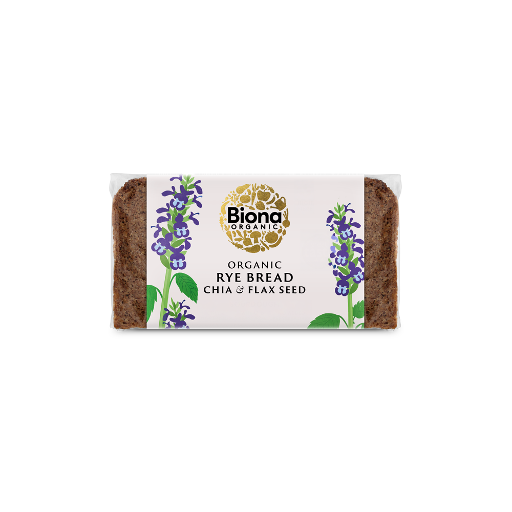 Biona Organic Rye Chia & Flax Bread 500g Biona Organic Rye Chia & Flax Bread 500g