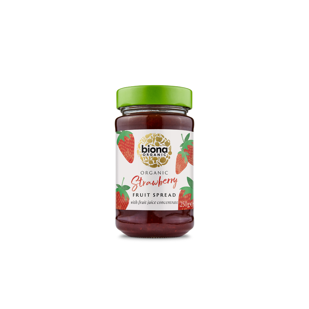 Biona Organic Strawberry Fruit Spread 250g Biona Organic Strawberry Fruit Spread 250g
