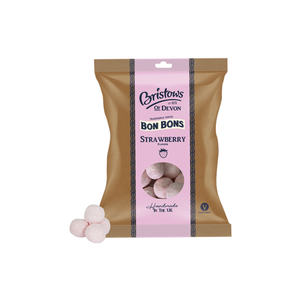 Bristows Stawberry Bon Bons 150g Bristows Stawberry Bon Bons 150g