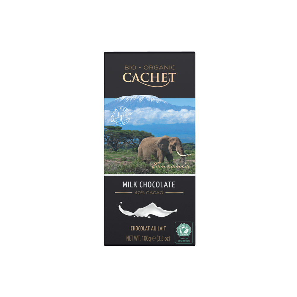 Cachet Organic Milk Chocolate 40% Cacao 100g Cachet Organic Milk Chocolate 40% Cacao 100g