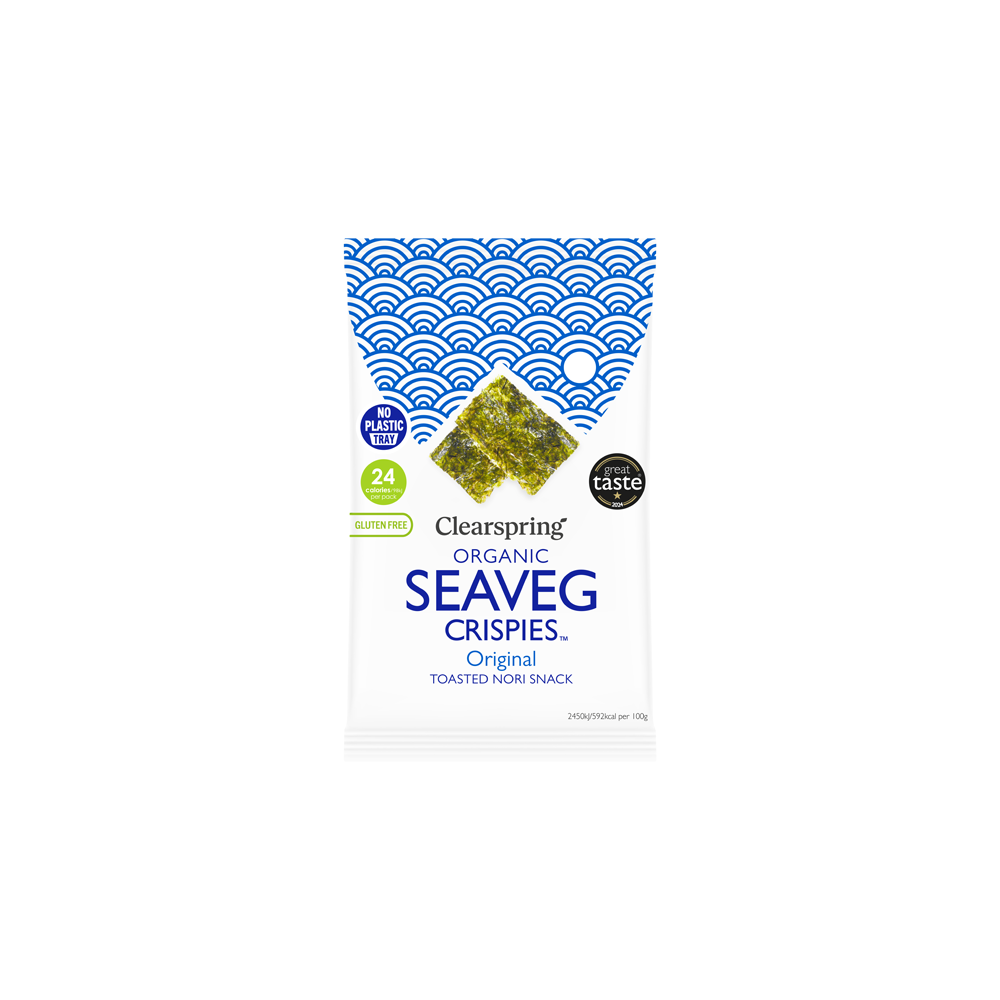 Clearspring Organic Seaveg Crispies Trayless 4g Clearspring Organic Seaveg Crispies Trayless 4g