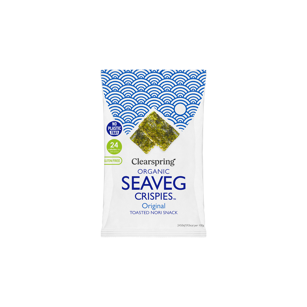 Clearspring Organic Seaveg Crispies Trayless 4g Clearspring Organic Seaveg Crispies Trayless 4g