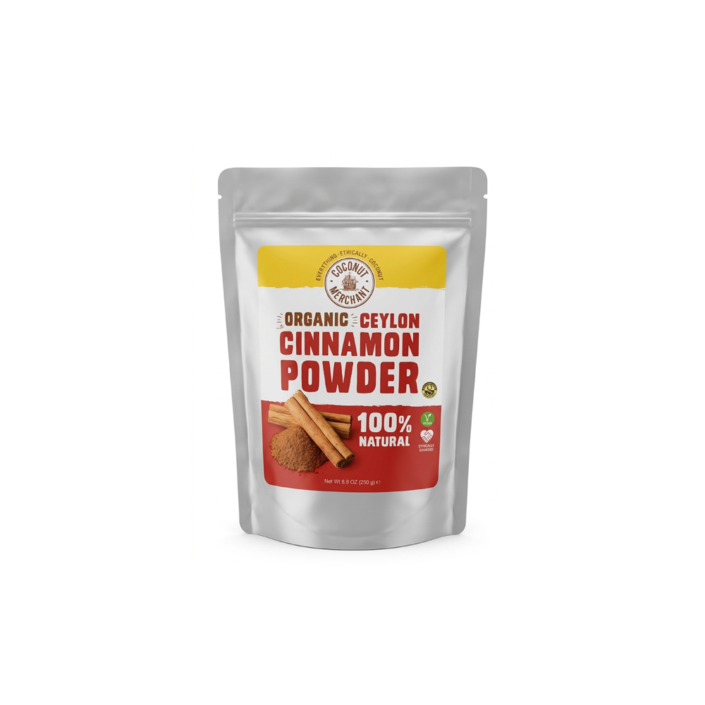 Coconut Merchant Organic Cinnamon Powder 100% Natural 250g
