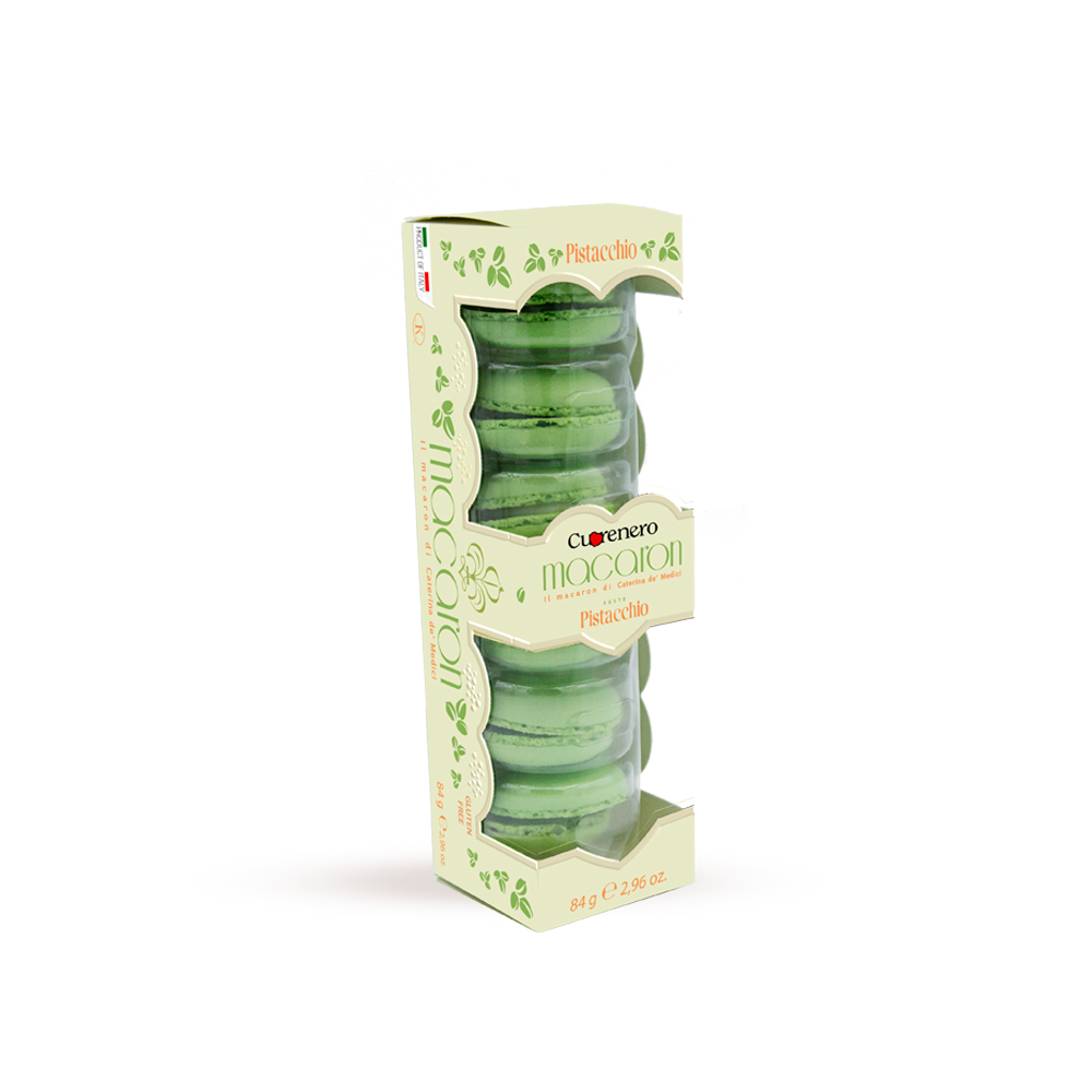 Cuorenero Pistachio Macarons 6 Pieces Cuorenero Pistachio Macarons 6 Pieces