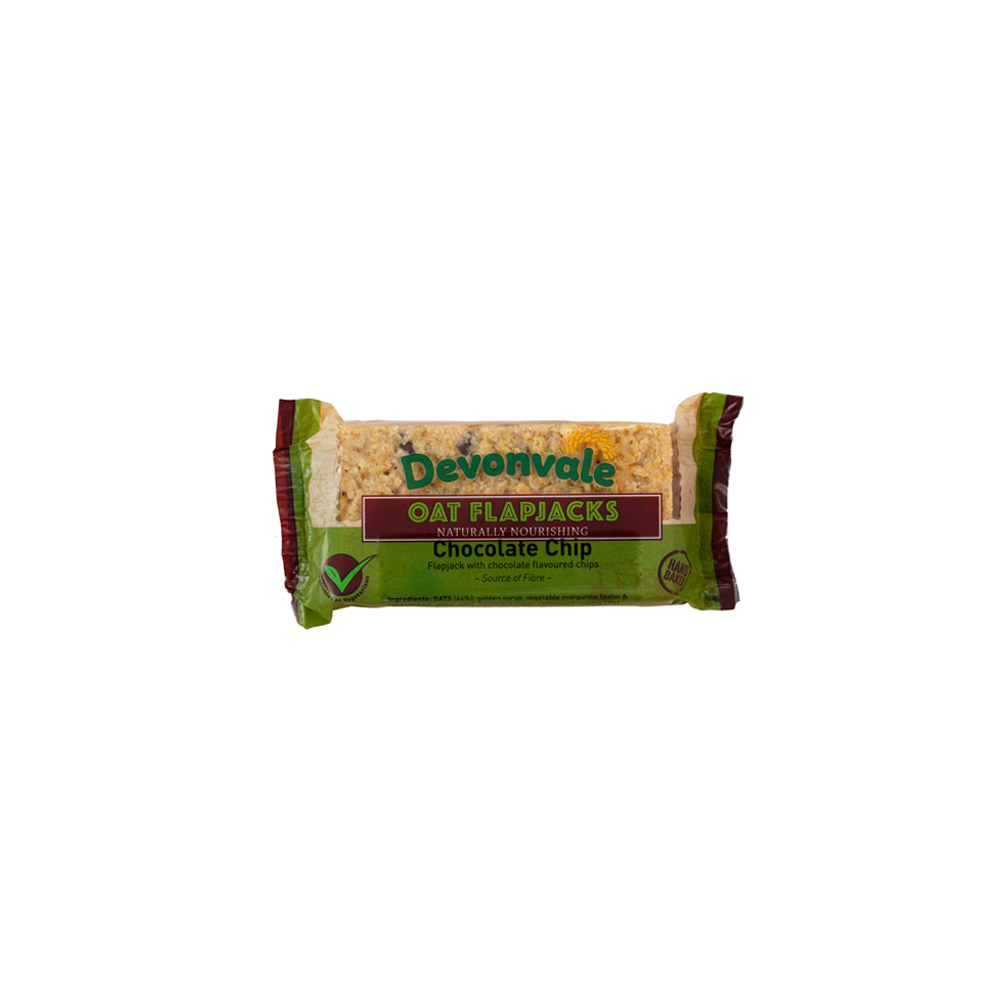 Devonvale Chocolate Chip Flapjack 90g Devonvale Chocolate Chip Flapjack 90g