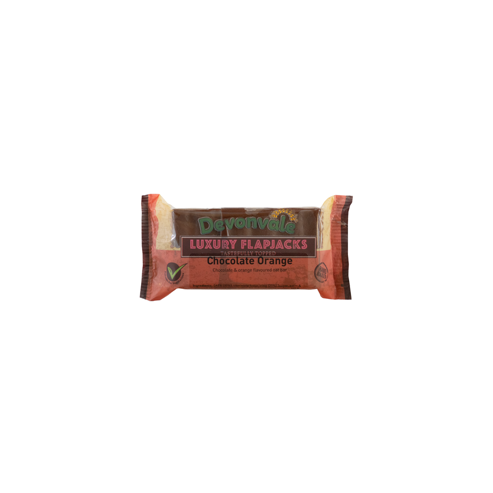 Devonvale Chocolate Orange Flapjack 95g Devonvale Chocolate Orange Flapjack 95g