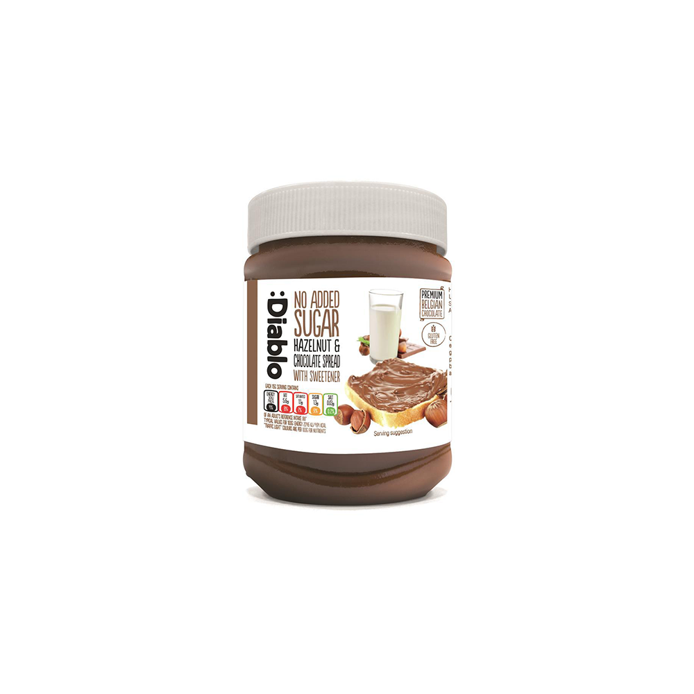 Diablo No Added Sugar Hazelnut Choc Spread 350g