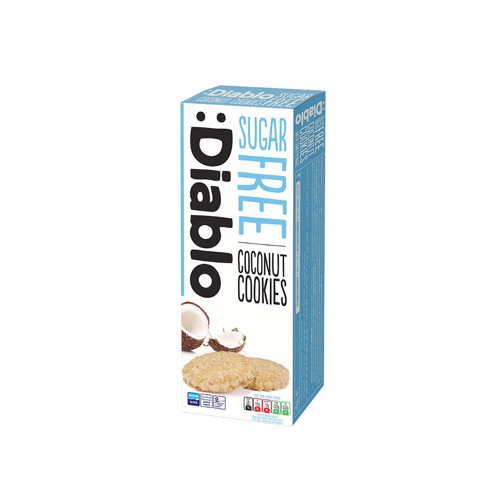 Diablo Sugar Free Coconut Cookies 150g