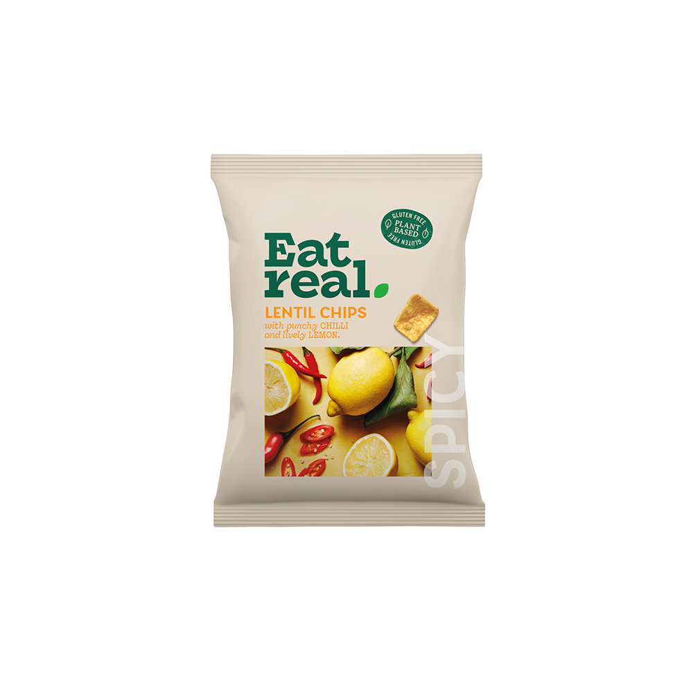 Eat Real Lentil Chips Chilli And Lemon 95g