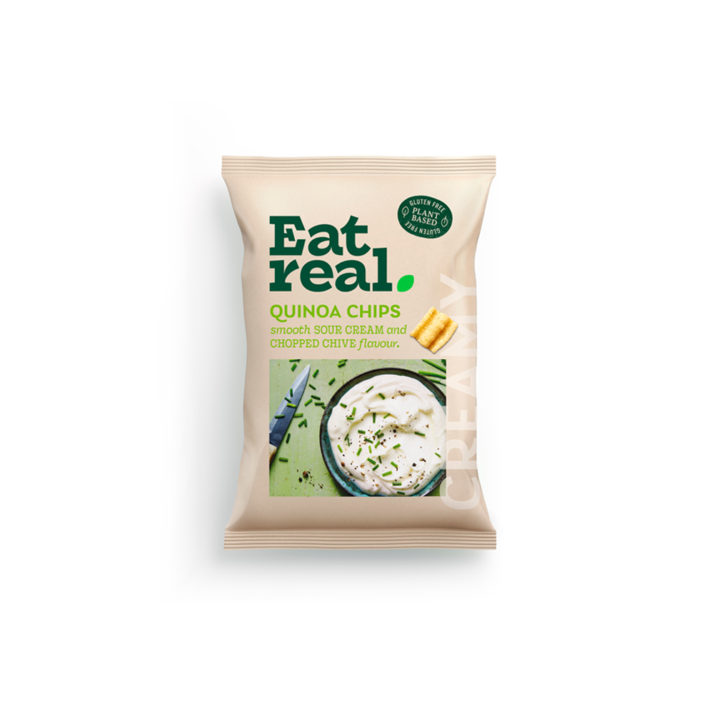 Eat Real Quinoa Chips Sour Cream and Chive 90g