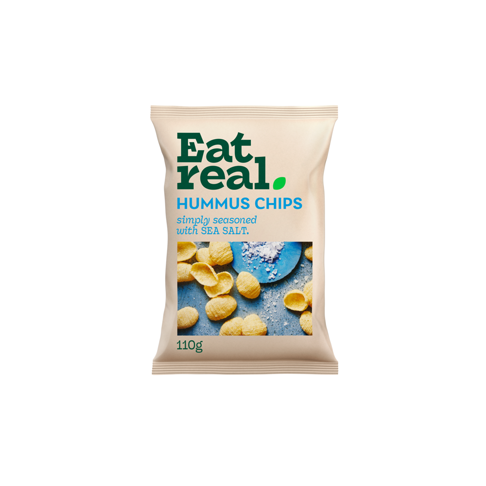 Eat Real Hummus Chips Salted 110g Eat Real Hummus Chips Salted 110g