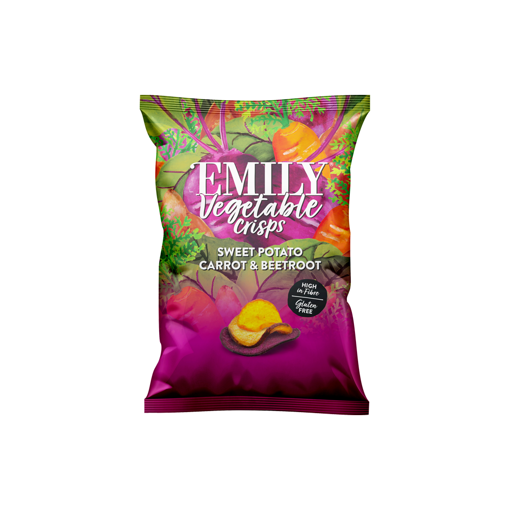 EMILY Veg Crisps Rainbow Roots 100g EMILY Veg Crisps Rainbow Roots 100g