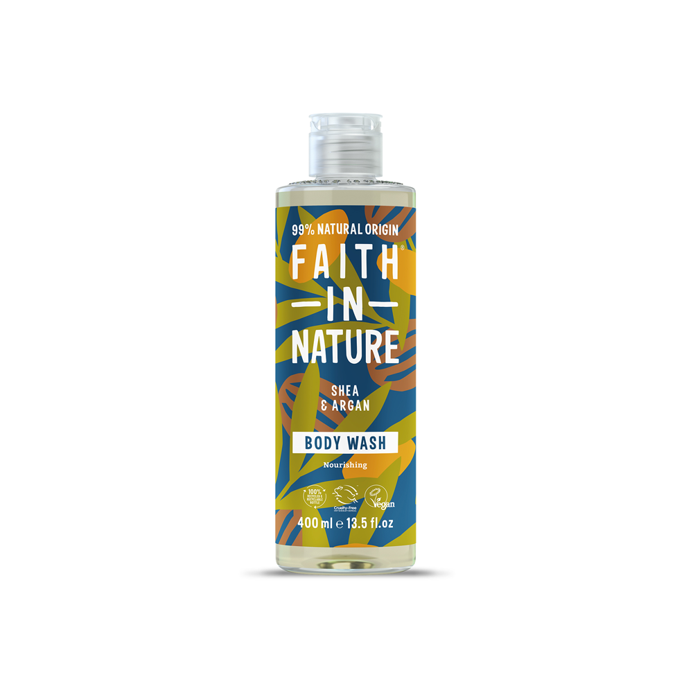 Faith In Nature Shea And Argan Body Wash 400ml Faith In Nature Shea And Argan Body Wash 400ml