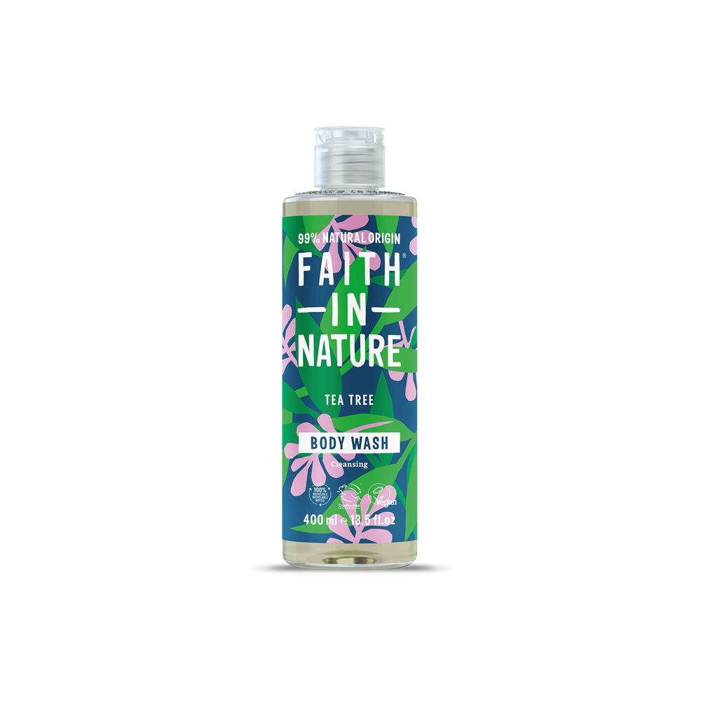 Faith In Nature Tea Tree Body Wash 400ml Faith In Nature Tea Tree Body Wash 400ml