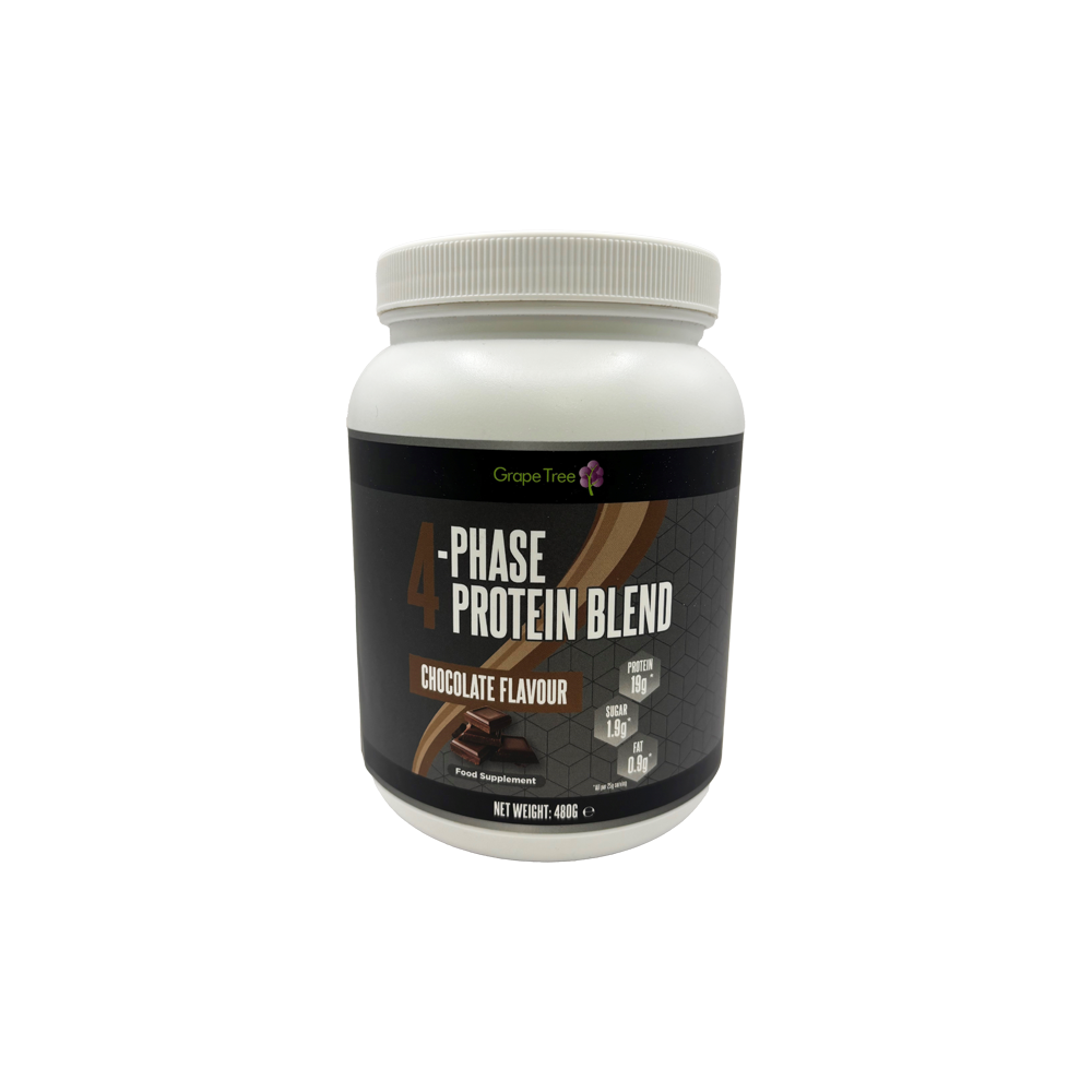 Grape Tree Chocolate 4 Phase Protein Powder 480g