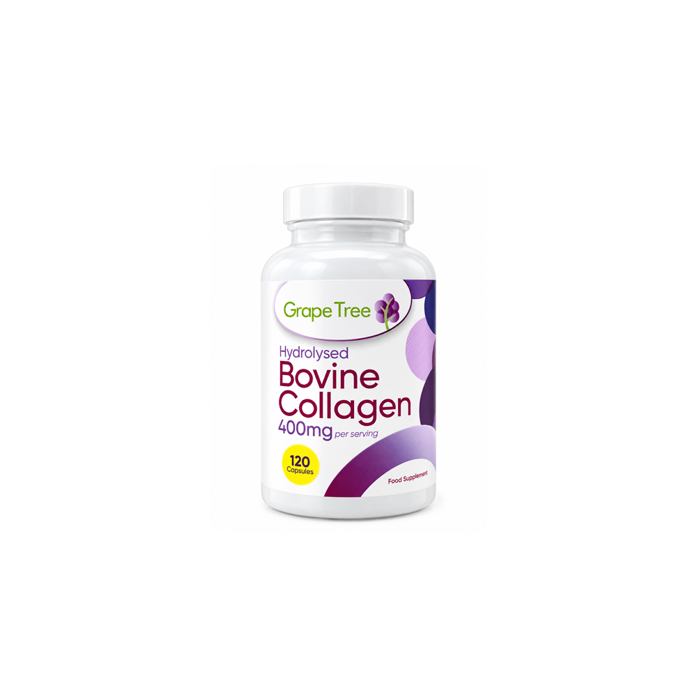Grape Tree Bovine Collagen Capsules 400mg 120s Grape Tree Bovine Collagen Capsules 400mg 120s