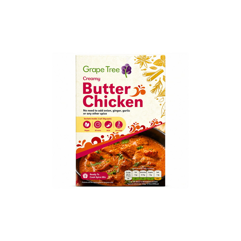 Grape Tree Butter Chicken Spice Mix 60g