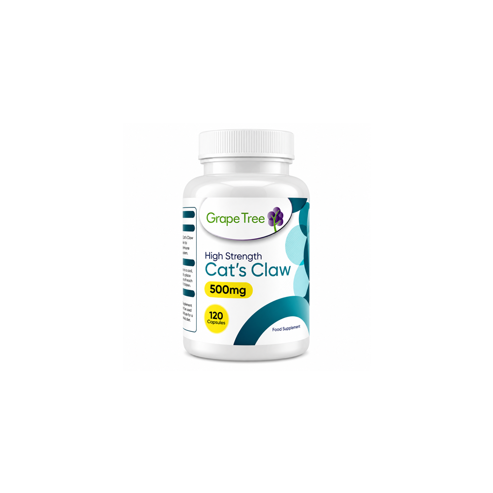 Grape Tree Cats Claw 500mg 4:1 120 Capsules Grape Tree Cats Claw 500mg 4:1 120 Capsules