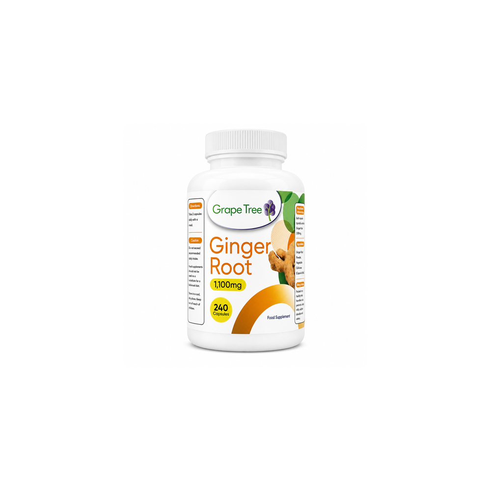Grape Tree Ginger Root 1100mg 240 Capsules