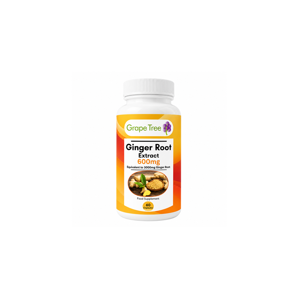 Grape Tree Ginger Root 600mg 60 Capsules Grape Tree Ginger Root 600mg 60 Capsules