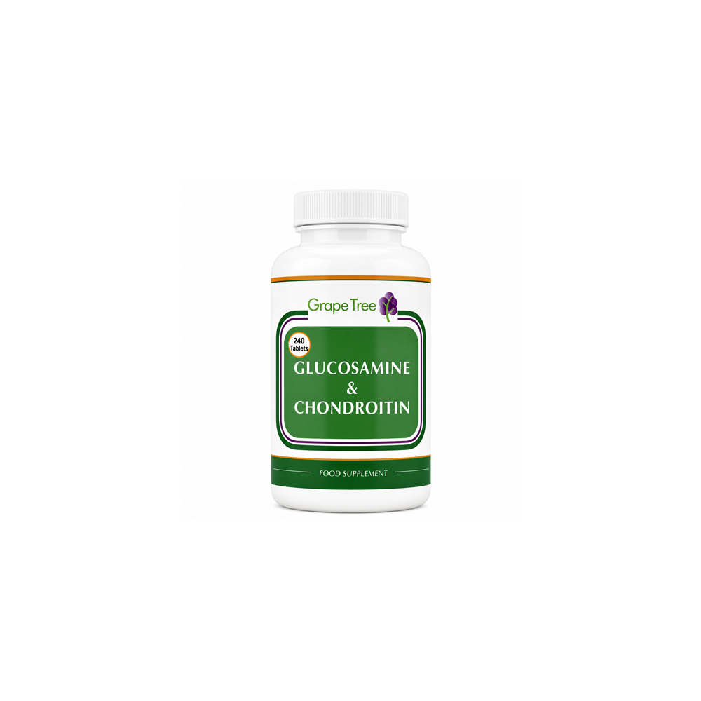 Grape Tree Glucosamine 370mg & Chondroitin 80mg 240 Tablets.