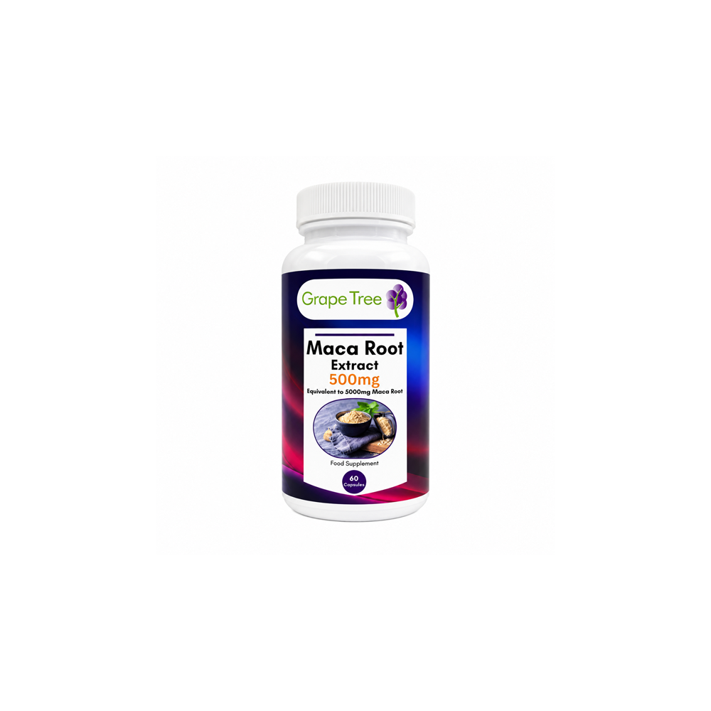 Grape Tree Maca Root 500mg 60 Capsules Grape Tree Maca Root 500mg 60 Capsules