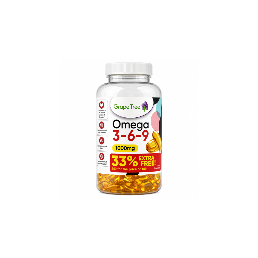 Grape Tree Omega 369 Oil 1000mg 240s Grape Tree Omega 369 Oil 1000mg 240s