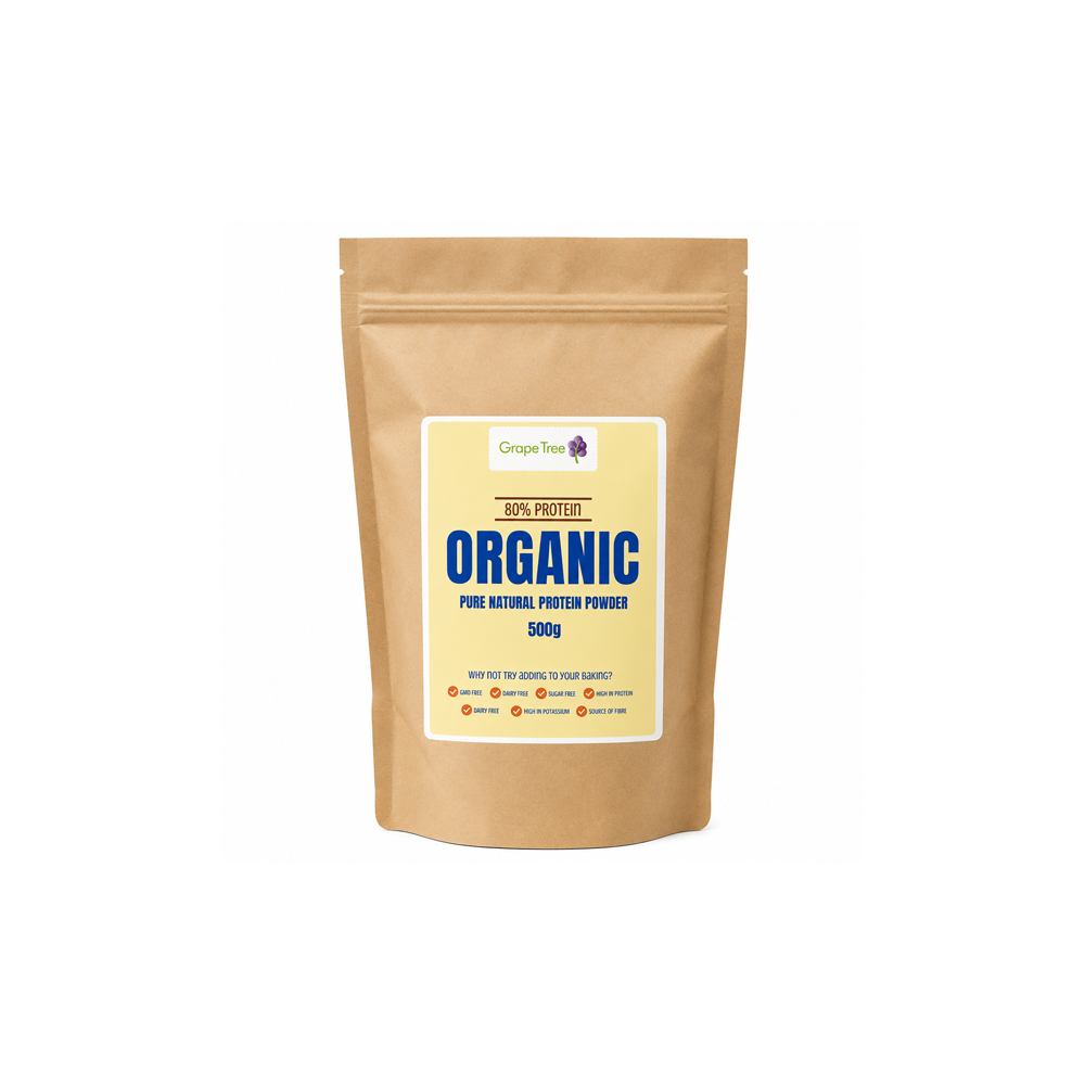 Grape Tree Organic Pure Natural Protein Powder 500g Grape Tree Organic Pure Natural Protein Powder 500g
