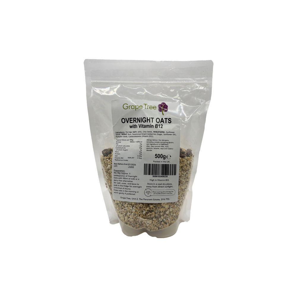 Grape Tree Overnight Oats With Vitamin B12 500g