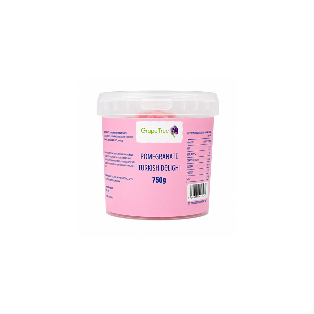Grape Tree Pomegranate Turkish Delight 750g