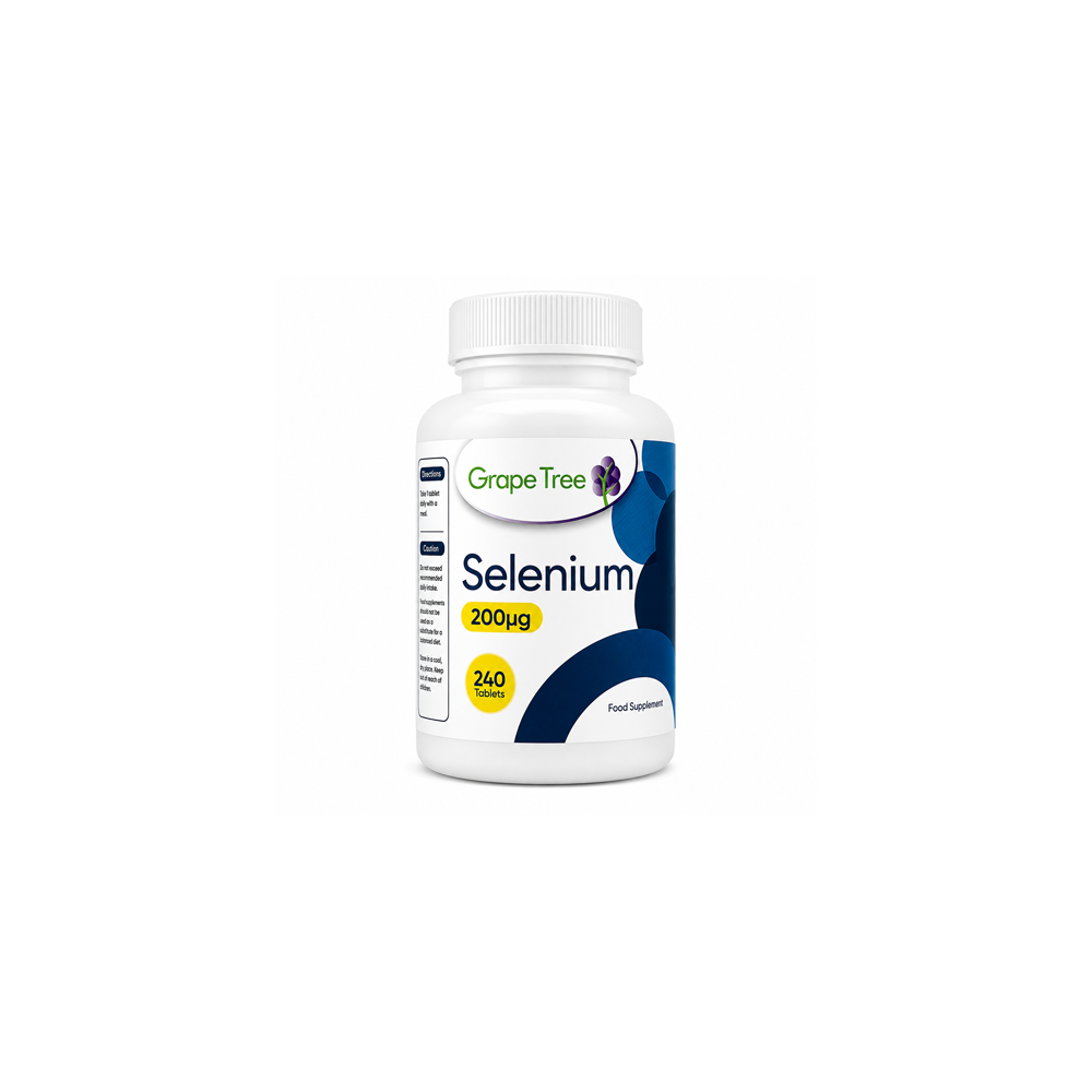 Grape Tree Selenium 200mg 240 Tablets Grape Tree Selenium 200mg 240 Tablets