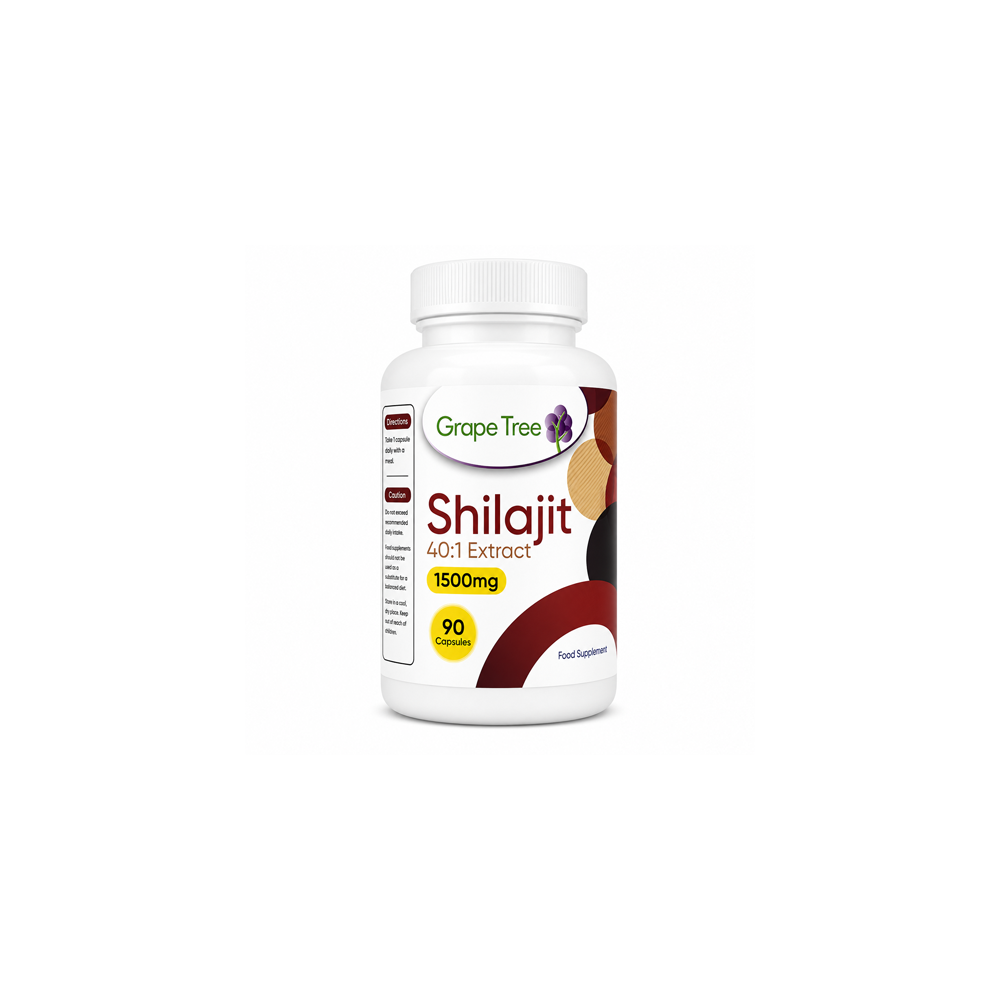 Grape Tree Shilajit 1500mg 90 Capsules Grape Tree Shilajit 1500mg 90 Capsules