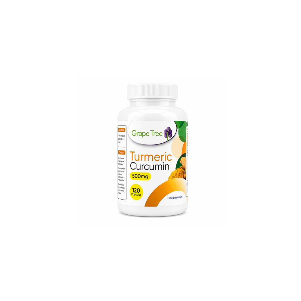 Grape Tree Turmeric Curcumin 500mg 120 Capsules Grape Tree Turmeric Curcumin 500mg 120 Capsules
