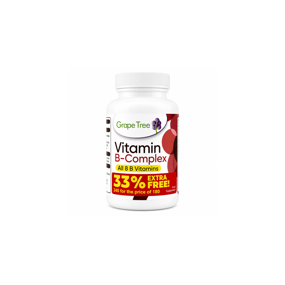 Grape Tree B Complex 100% NRV 240 Tablets Grape Tree B Complex 100% NRV 240 Tablets