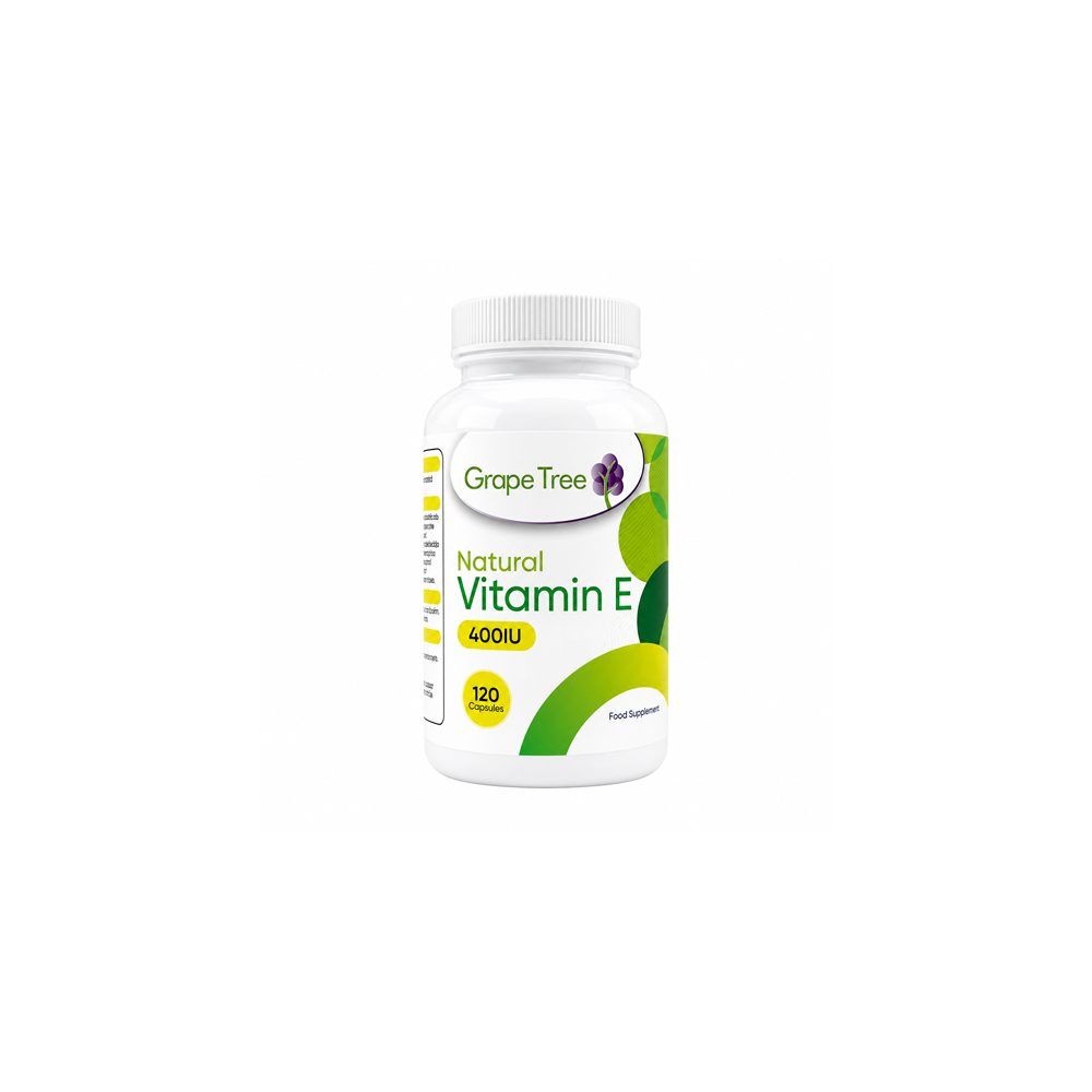 Grape Tree Natural Vitamin E 400iu Capsules 120s Grape Tree Natural Vitamin E 400iu Capsules 120s