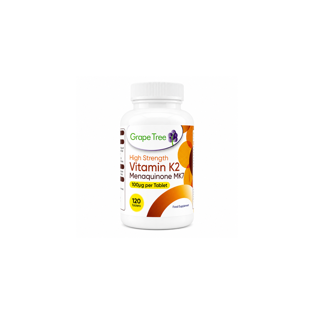 Grape Tree Vitamin K2 100mcg 120 Tablets Grape Tree Vitamin K2 100mcg 120 Tablets