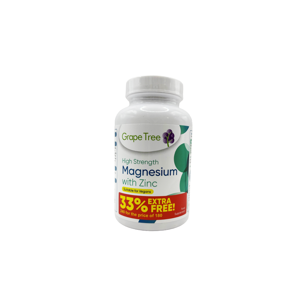 Grape Tree Magnesium And Zinc 240's Grape Tree Magnesium And Zinc 240's