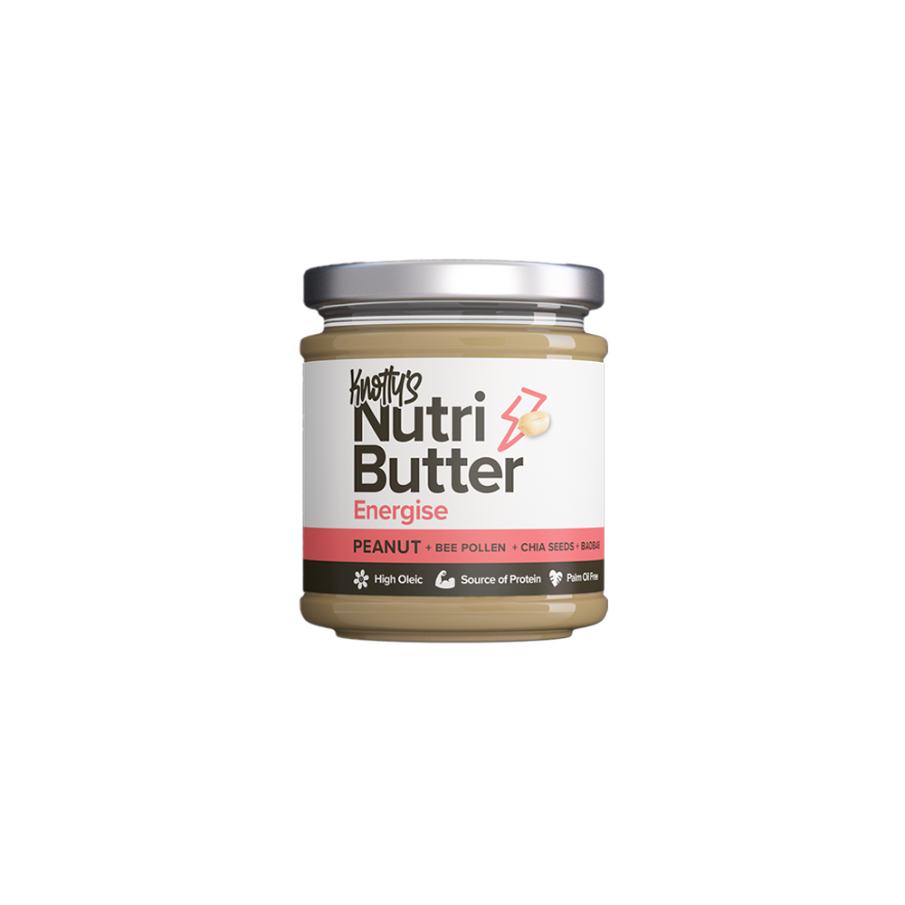 Knotty's Nutri Peanut Butter Energise 180g Knotty's Nutri Peanut Butter Energise 180g