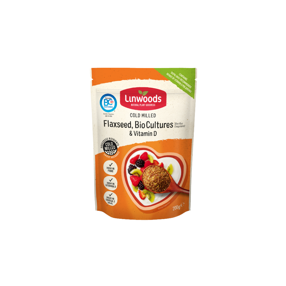 Linwoods Flaxseed, Bio Cultures And Vitamin D 200g Linwoods Flaxseed, Bio Cultures And Vitamin D 200g