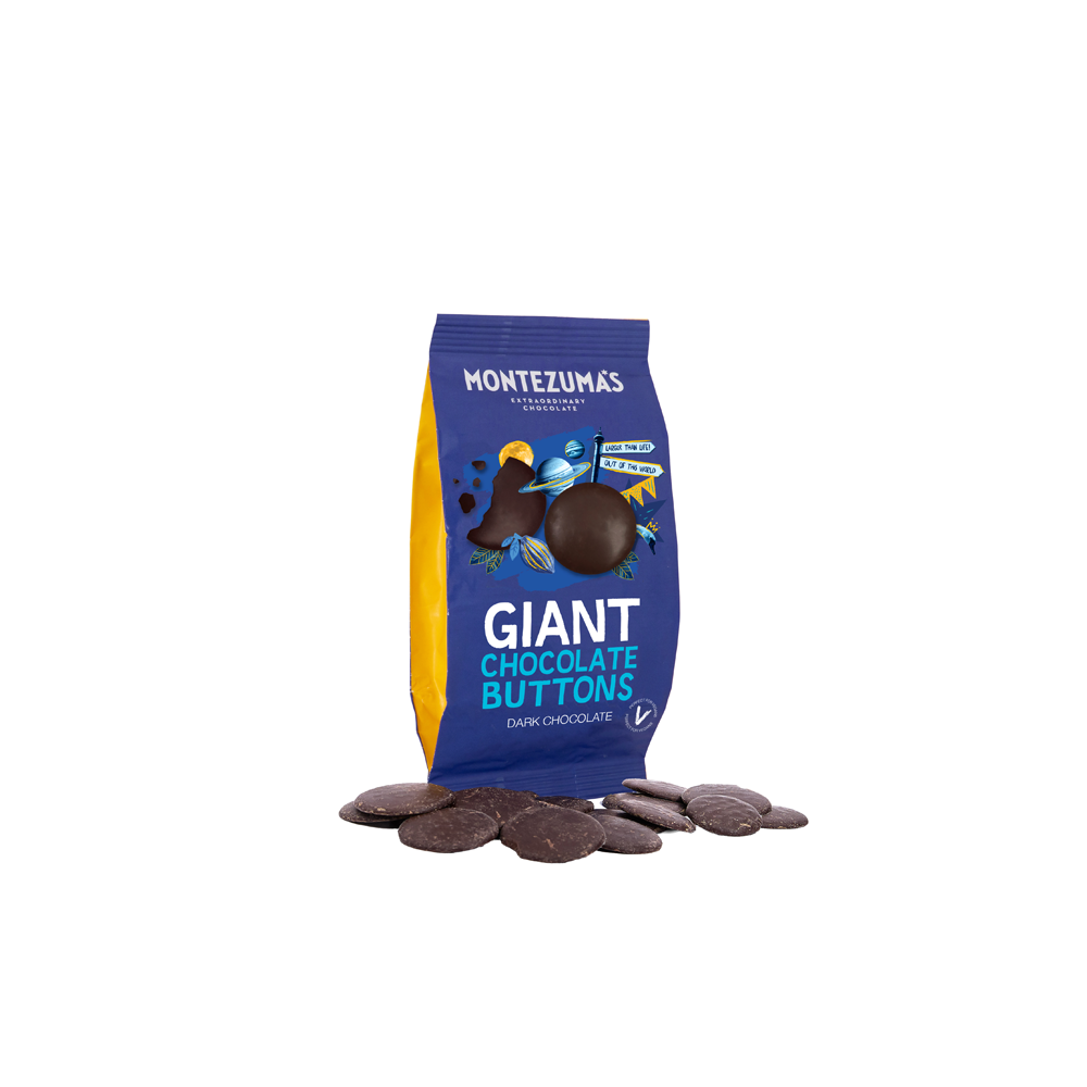 Montezuma’s Giant Dark Chocolate Buttons 120g Montezuma’s Giant Dark Chocolate Buttons 120g