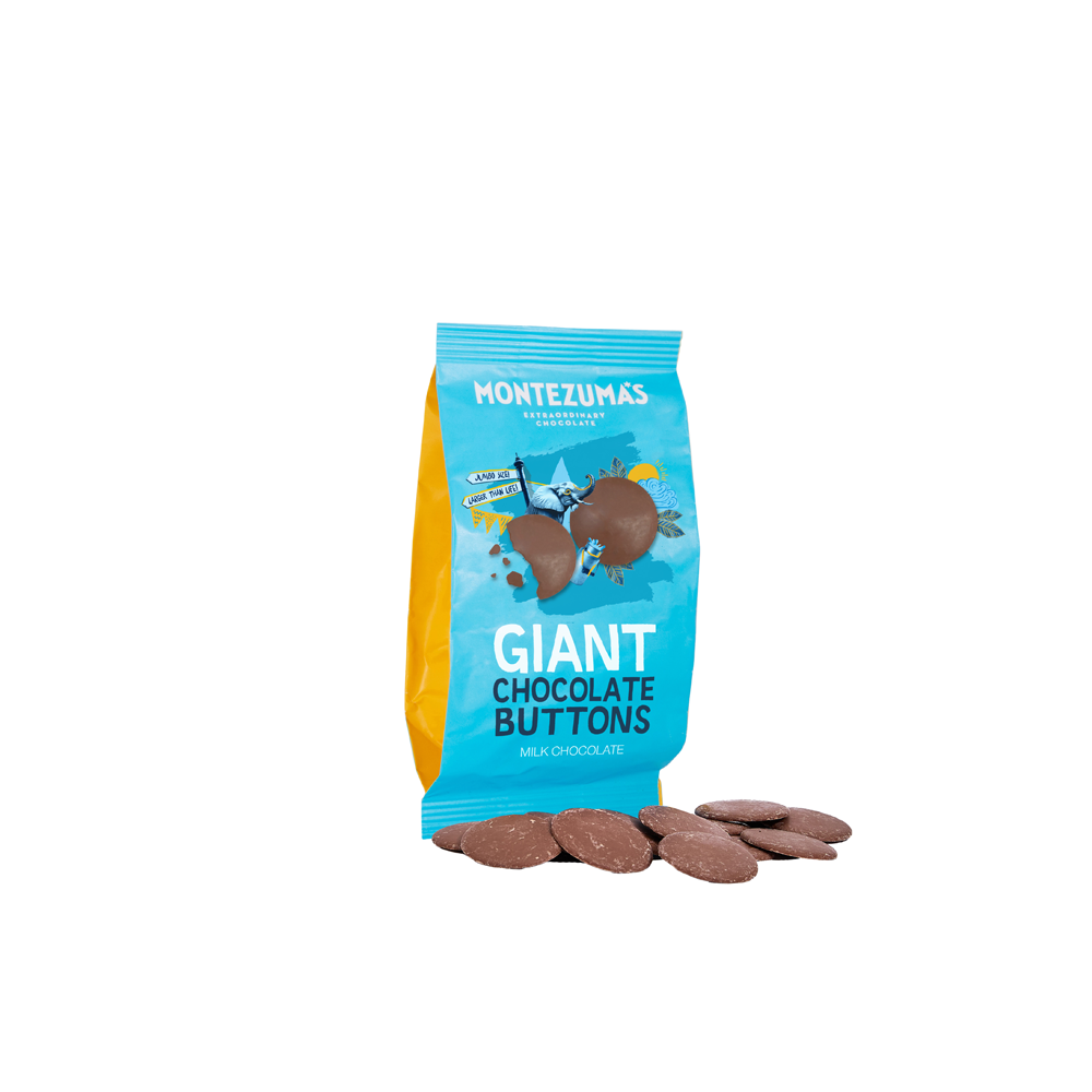 Montezuma’s Giant Milk Chocolate Buttons 120g Montezuma’s Giant Milk Chocolate Buttons 120g