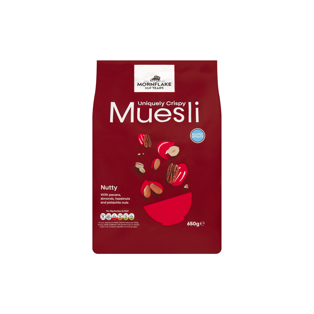 Mornflake Crispy Muesli Nutty 650g Mornflake Crispy Muesli Nutty 650g
