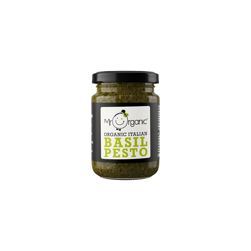 Mr Organic No Added Sugar Basil Pesto 130g Mr Organic No Added Sugar Basil Pesto 130g