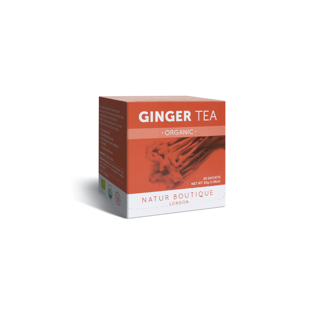 Natur Boutique Organic Ginger Tea 20 Sachets. 