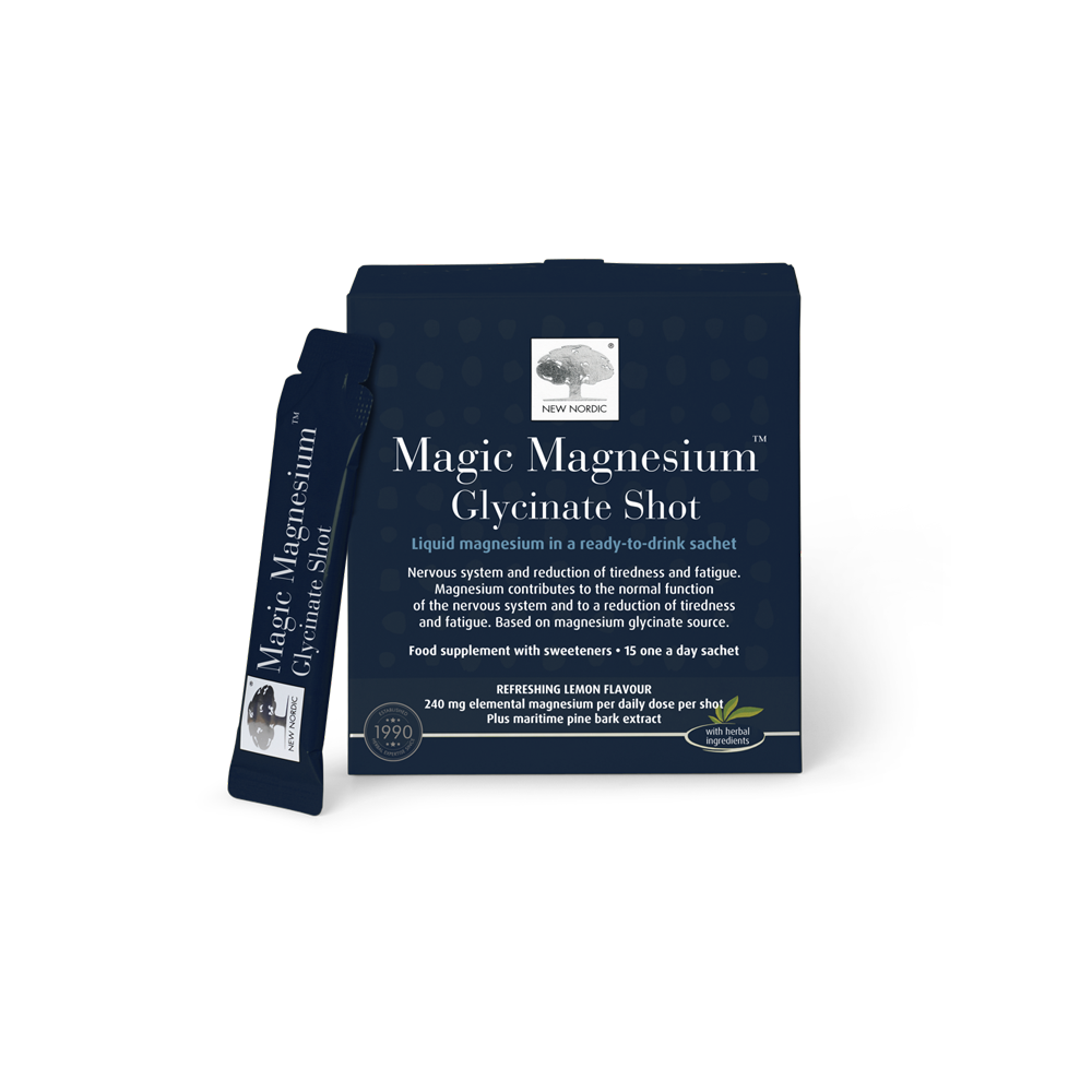 New Nordic Magic Magnesium Glycinate Shot 15 Sachets New Nordic Magic Magnesium Glycinate Shot 15 Sachets